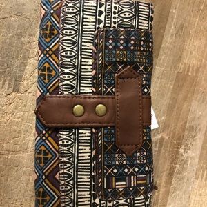 Super colorful fabric wallet